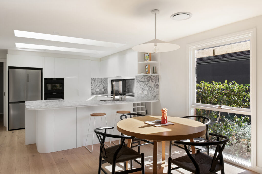 Sunderland Street Malvern East kitchen and dining room